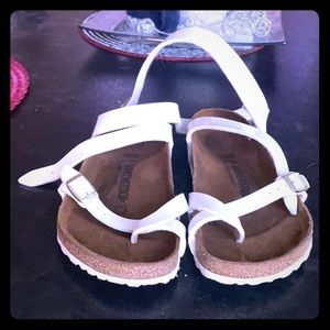 White Birkenstock Yara Sandal